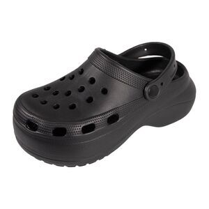 Keanu Womens/Ladies Platform Clogs / Black